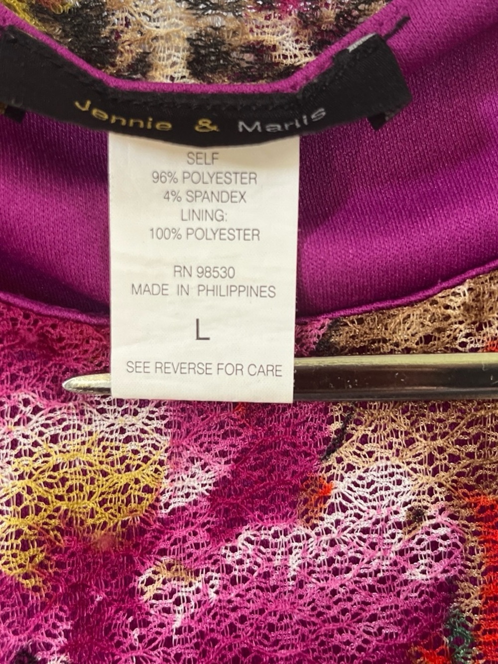 Jennie & Marlis Sleeveless Top Blouse L Floral Animal Mesh Asymmetric Boho Y2K - Picture 2 of 10